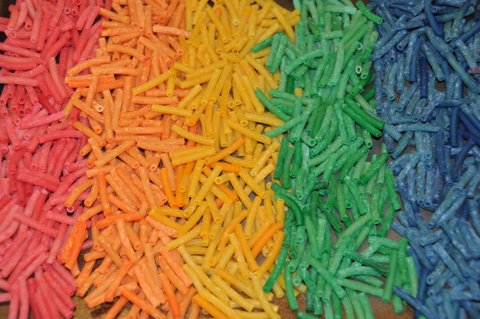 Parsha Craft: Noah. Rainbow Necklaces.